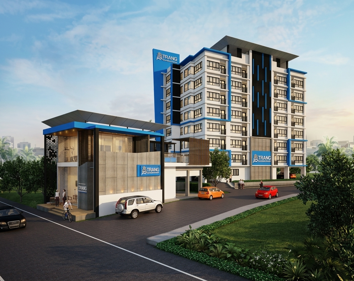 TRANG Condominium มุมอาคาร